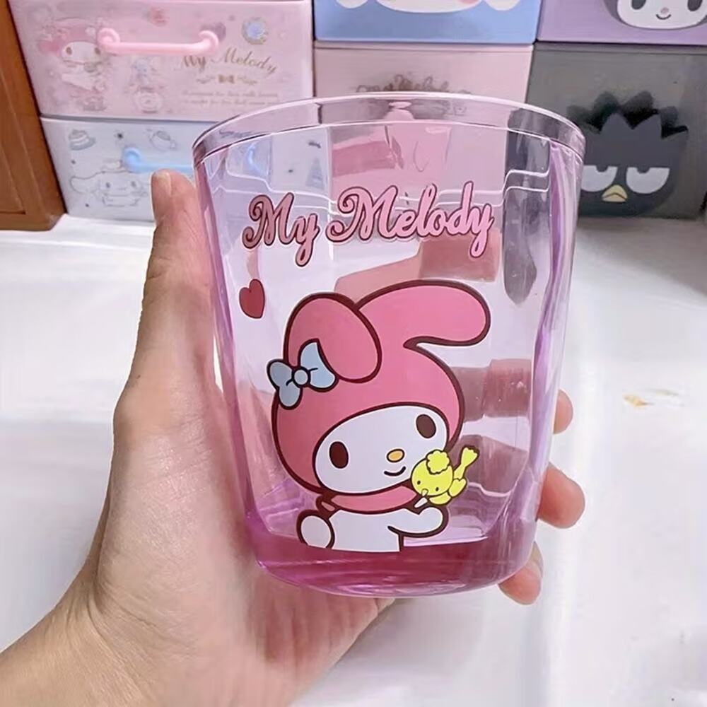 #MEL-132 Hello Kitty & Friends - My Melody Beveled look Acrylic cup